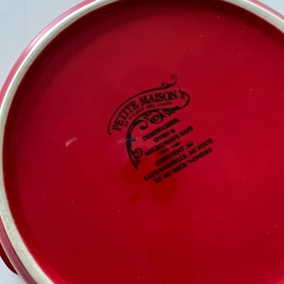 PETITE MAISON Small Covered Red Casserole EUC - Picture 5 of 7